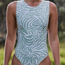 Levency Animal Floral Print One Piece