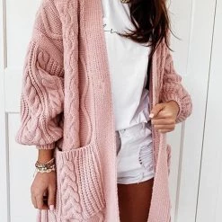 Levency Twist Pockets Cardigan