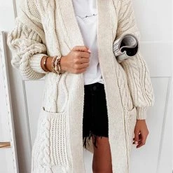 Levency Twist Pockets Cardigan