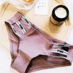 Levency Letter Print Hollow Panty New In