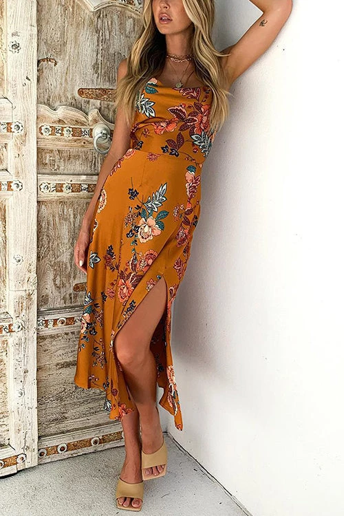 Levency Pleated Bust SlitSlip Dress 14 Levency Pleated Bust SlitSlip Dress