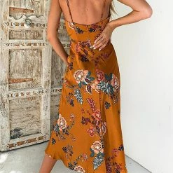 Levency Pleated Bust SlitSlip Dress 48 Levency Pleated Bust SlitSlip Dress