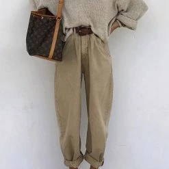 Levency High Waist Denim Bloomers