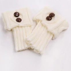 Levency New In Tortoise Shell Button Boot Cuffs