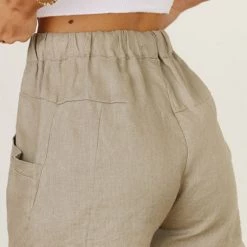 Levency Drawstring Waist Pockets Shorts New In