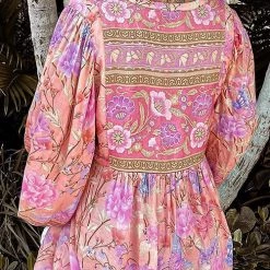Levency New In Gypsy Floral Long Sleeve Blouse