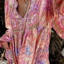 Levency New In Gypsy Floral Long Sleeve Blouse