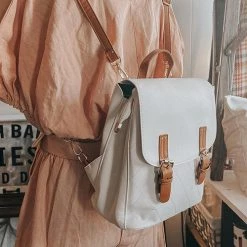 Levency Contrast Strap Backpack New In