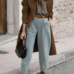 Levency High Waist Denim Bloomers