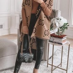 Levency Ripped Letter Print Scarf New In