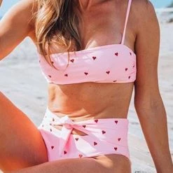 Levency Heart Knot Bikini Set New In