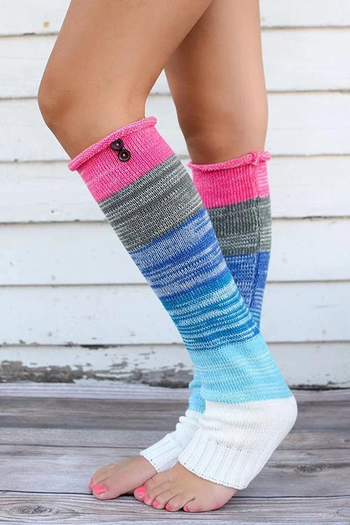 Levency Gradient Button Leg Warms 6 Levency Gradient Button Leg Warms