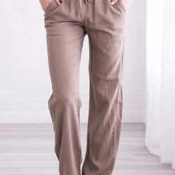 Levency Drawstring Pockets Loose Pants 22 Levency Drawstring Pockets Loose Pants
