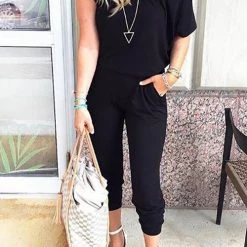 Levency New In One Shoulder Short Sleeve Jumpsuit 14 Levency New In One Shoulder Short Sleeve Jumpsuit