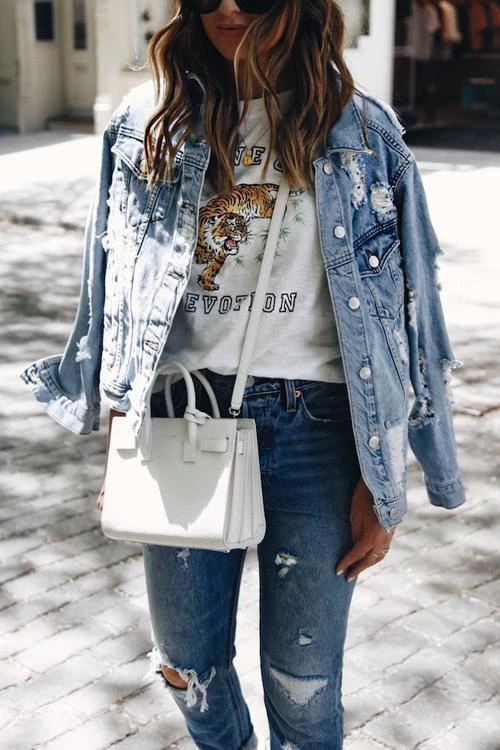 Levency Ripped Denim Jackets 8 Levency Ripped Denim Jackets