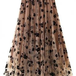 Levency Posy Layer Mesh Mid Skirts New In