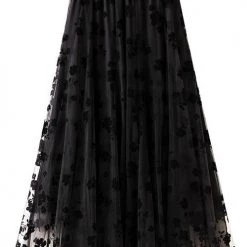 Levency Posy Layer Mesh Mid Skirts New In