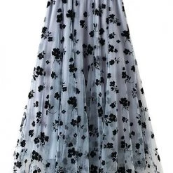 Levency Posy Layer Mesh Mid Skirts New In