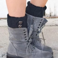Levency New In Tortoise Shell Button Boot Cuffs