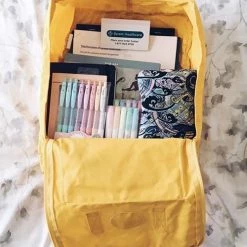 Levency Canvas School Backpack