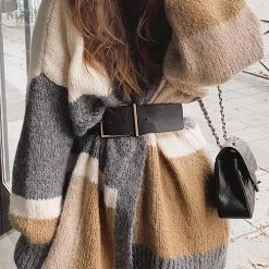 Levency Color Block Cardigan