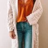 Levency Twist Knit Pockets Cardigan New In
