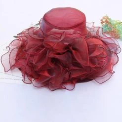 Levency New In Organza Layer Sun Hat