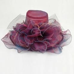 Levency New In Organza Layer Sun Hat