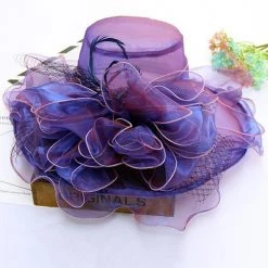 Levency New In Organza Layer Sun Hat