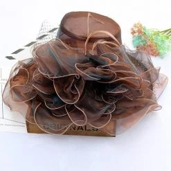 Levency New In Organza Layer Sun Hat