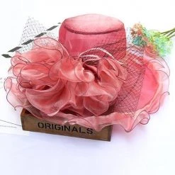 Levency New In Organza Layer Sun Hat