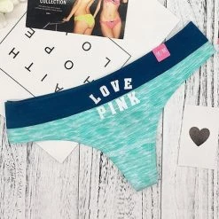 Levency New In Letter Color Block Thong