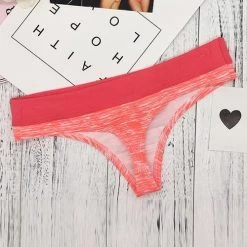 Levency New In Letter Color Block Thong
