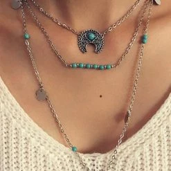 Levency New In Bohemia Beaded Layered Necklace