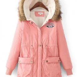 Levency Thick Soft Fleece Parka Coat New In