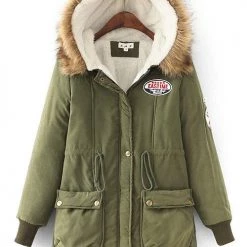 Levency Thick Soft Fleece Parka Coat New In