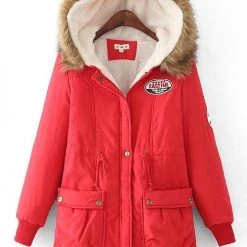 Levency Thick Soft Fleece Parka Coat New In