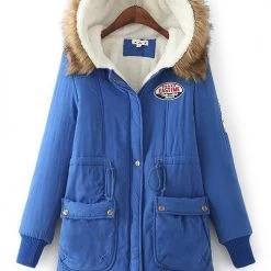 Levency Thick Soft Fleece Parka Coat New In