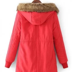Levency Thick Soft Fleece Parka Coat New In