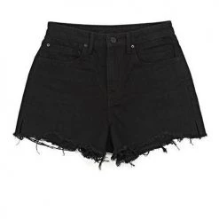 Levency Ripped High Waist Denim Shorts New In