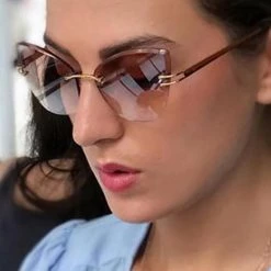 Levency Cat Eye Gradient Sunglasses New In