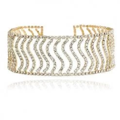 Levency Rhinestone Wide Choker 6 Levency Rhinestone Wide Choker