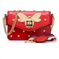 Levency New In Pearl Bee Chians Shoulder Bag