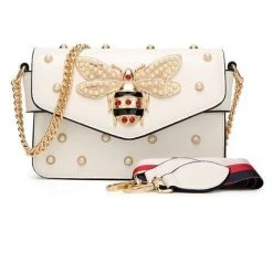 Levency New In Pearl Bee Chians Shoulder Bag
