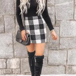 Levency New In High Collar Knit Long Sleeve T Shirt