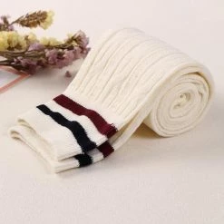 Levency Stripe Weave Over Knee Socks 24 Levency Stripe Weave Over Knee Socks