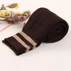 Levency Stripe Weave Over Knee Socks 29 Levency Stripe Weave Over Knee Socks