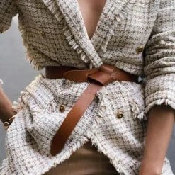 Levency Leather Tied Belt New In