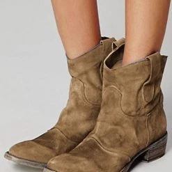 Levency New In Low Heel Slip On Boots