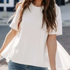 Levency Brea High Low Tee New In